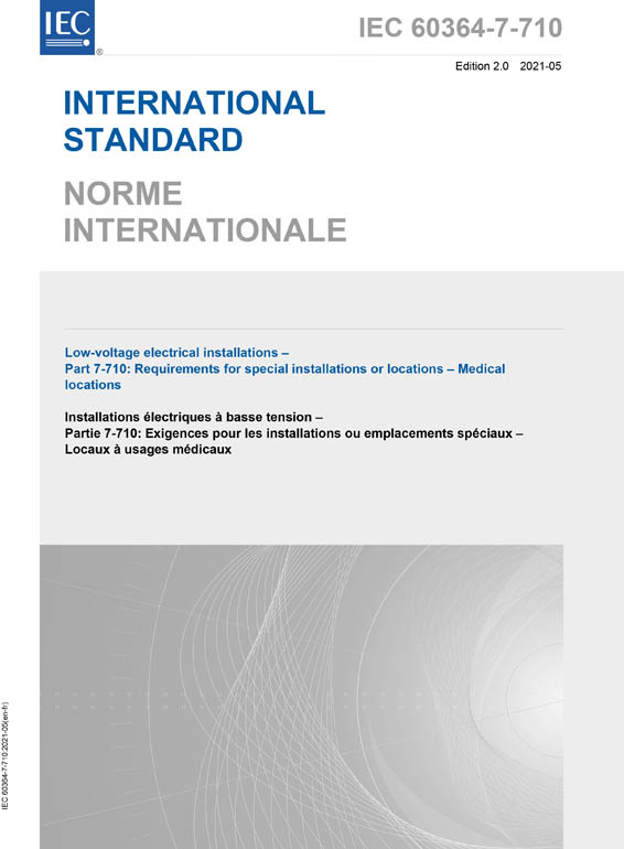 Cover IEC 60364-7-710:2021
